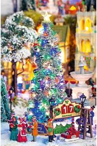 img 2 attached to Discover the Enchanting Lemax New Majestic Christmas Tree Figurine, in Vibrant Multi-Colored