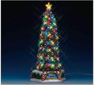 discover the enchanting lemax new majestic christmas tree figurine, in vibrant multi-colored logo