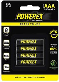 img 4 attached to Аккумуляторы Powerex Precharged AAA NiMH - долговечные и с низкой саморазрядкой (набор из 4 штук)