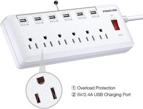 img 3 attached to Protector Outlets Charging Extension Extender