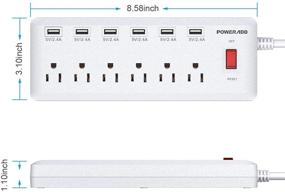 img 1 attached to Protector Outlets Charging Extension Extender