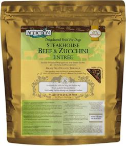 img 4 attached to 🐶 Nutritious Grain-Free Dehydrated Dog Food: Addiction Steakhouse Beef & Zucchini, 8 Lb.