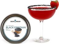 🎃 the spice lab - halloween-inspired black obsidian salt cocktail rimmer for martinis & margaritas - all natural rim salt for cocktails - perfect black salt rimmer for halloween logo