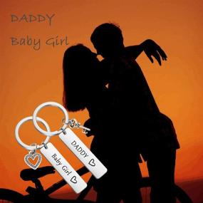 img 2 attached to MAOFAED Daughter Keychain Daddydom Babygirl