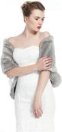 ❄️ winter bridal wedding shawl – essential women's accessories in scarves & wraps logo