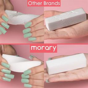 img 1 attached to Enhance Nail Beauty with Morary 12-Pack Nail Buffer Blocks - Ideal for Natural and Acrylic Nails, 4 Sided, Medium Grit (White)