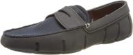 swims mens penny loafer navy men's shoes in loafers & slip-ons logo