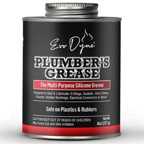 img 3 attached to 🔧 Evo Dyne Silicone Grease 8oz (2-Pack) - Made in USA - Multi-Purpose Silicone Lube for Faucets, Valves, Cartridges - Plumbers Grease and Silicone Paste - Superior Silicone Lubricant Grease