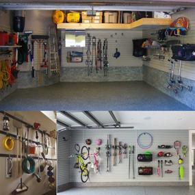img 1 attached to 🔧 Optimize Your Garage Space with Extended Organizer Garage Storage Hooks