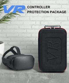 img 3 attached to 🎮 RayLove Oculus Quest 2 Case: Waterproof & Crash-Proof VR Headset Carrying Bag with Shoulder Strap - Travel Storage Bag (Black)