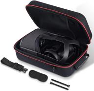 🎮 raylove oculus quest 2 case: waterproof & crash-proof vr headset carrying bag with shoulder strap - travel storage bag (black) logo