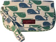 👜 stylishly sustainable: bungalow 360 canvas wristlet women's handbags & wallets logo