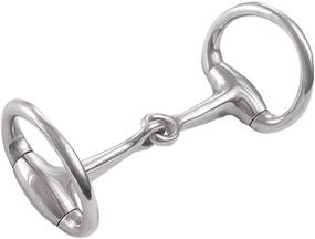 img 1 attached to 🐴 Weaver Leather Miniature Eggbutt Snaffle Bit, 3.5": A Gentle and Durable Snaffle Bit for Miniature Horses