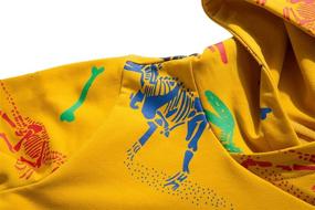 img 1 attached to 🦖 TLAENSON Lightweight Stretchy Dinosaur Sweatshirts for Boys in Fashion Hoodies & Sweatshirts