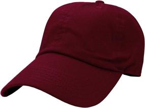 img 4 attached to 🧢 Falari Classic Baseball Cap Dad Hat: Premium 100% Cotton, Soft & Adjustable Size