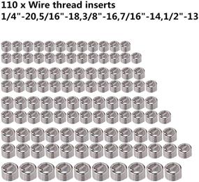 img 1 attached to WFLNHB 131Pcs Thread Repair Drill