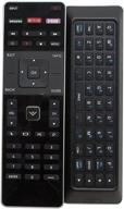 qwerty keyboard remote compatible with vizio smart tv models m602i-b3, m322i-b1, m422i-b1, m602i-b3, p502ui-b1e, p602ui-b3, m652i-b2, m552i-b2, m702i-b3, m502i-b1 logo