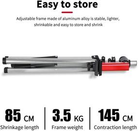 img 1 attached to ANGGOER Bike Repair Stand Quick Release: Adjustable, Portable & Sturdy Maintenance Rack for Road & Mountain Bikes - 85 lbs Capacity