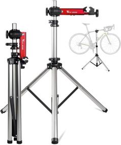 img 4 attached to ANGGOER Bike Repair Stand Quick Release: Adjustable, Portable & Sturdy Maintenance Rack for Road & Mountain Bikes - 85 lbs Capacity