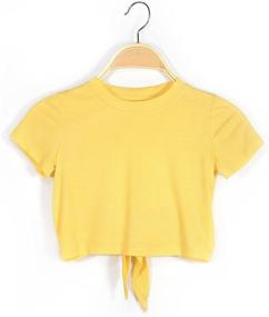 img 3 attached to 👚 QianSiLi Premium Children's Girls' Shirts with Sleeves in Tops, Tees & Blouses