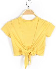 img 2 attached to 👚 QianSiLi Premium Children's Girls' Shirts with Sleeves in Tops, Tees & Blouses