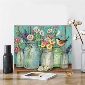img 3 attached to 🌼 Karyees Daisy 16x20In Paint by Numbers Kits - DIY Painting by Numbers Daisy - DIY Canvas Painting by Numbers - Acrylic Painting Kits for Home Wall Decor - Paint by Number for Beginner Daisy Flower