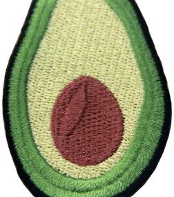 img 3 attached to Avocado Fruit Embroidered Applique Patch