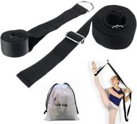 🩹 abunro adjustable leg stretcher lengthen ballet stretch band: enhance flexibility in ballet, dance, mma, taekwondo and gymnastics logo