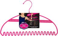 💎 hang it jewelry organizer: declutter and safely store earrings, bracelets, rings, and necklaces with ease- innovative solution to tangled jewelry boxes - exceptionally long-lasting 3mm steel construction - luxuriously pink velvet логотип