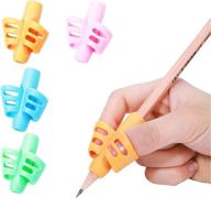 oddel pencil grips - enhancing handwriting skills with ergonomic pencil holders for kids, preschoolers, and toddlers - 10pack (4pack) school supplies логотип