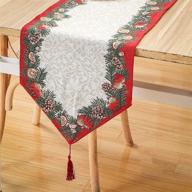 🎄 gorgeous eosray christmas table runner – stunning decorations for a festive ambience логотип