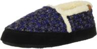 acorn slipper blueberry standard little logo