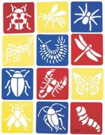 🐞 привлекательные большие трафареты жуков: 12 штук для интерактивных учебных занятий в детском образовании логотип