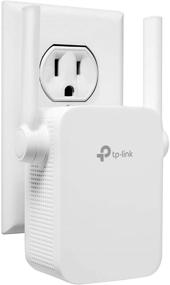 img 1 attached to Enhanced TP-Link N300 WiFi Range Extender - External Antennas, Compact Design (TL-WA855RE) [Renewed]