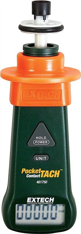 extech 461750 pockettach mini tachometer 로고