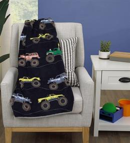 img 3 attached to 🚛 Carter's Monster Trucks Toddler Throw Blanket - 30x45 - Ultra Soft, Cozy, and Warm Plush Blanket