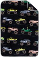 🚛 carter's monster trucks toddler throw blanket - 30x45 - ultra soft, cozy, and warm plush blanket logo