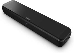 img 3 attached to SYNAGY 2.1ch Sound Bar with Built-in Subwoofer, Bluetooth Home Theater Audio Soundbars for TV, Compact Soundbar with HDMI ARC/Optical/Aux-in/Line-in/USB Connectivity, 3 EQ Presets, Enhanced Bass Control