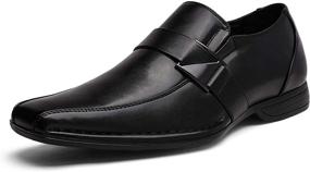 img 4 attached to 👞 Bruno Giorgio 3 Men's Leather Loafers in Black - Slip-Ons Shoes