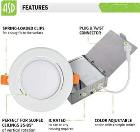 img 2 attached to ASD Selectable Equivalent with Adjustable Recessed Functionality