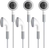 🎧 fosmon (3 pack) in-ear headphones with microphone earbuds for apple ipad 10.2 inch (2020) / ipad air / ipad mini (2019) - high-quality sound and compatibility logo