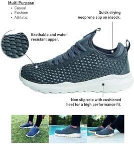 img 3 attached to 👟 Urban Fit: Stylish Waterproof Lightweight Men's Fashion Sneakers