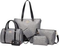 👜 brown shoulder handbag purse for women - 9 quality women's handbags & wallets, ideal for totes logo