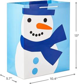 img 2 attached to Hallmark Big Festive Snowman Snowflake