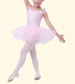 img 3 attached to 🩰 Buenos Ninos Girl's Ballet Leotard Tutu Dance Dress for Kids Toddler - Tights Costume Clothing Skirts