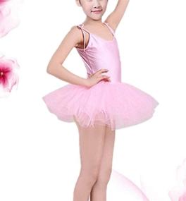 img 2 attached to 🩰 Buenos Ninos Girl's Ballet Leotard Tutu Dance Dress for Kids Toddler - Tights Costume Clothing Skirts