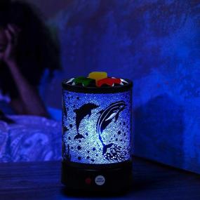 img 2 attached to 🕯️ HEKALU Electric Wax Melter and Scented Wax Warmer - Burn Your Favorite Candles, Melt Wax with 7 Colors LED Lighting - Perfect Wedding, Spa, and Aromatherapy Gift (black-7colors)