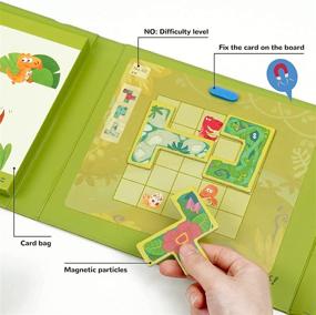 img 2 attached to Fun and Educational Toi 🦕 Magnetic Hand Held Dinosaurs Preschool Toy