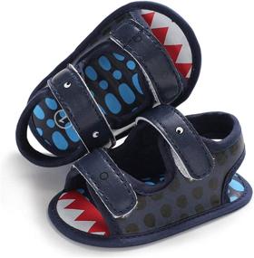 img 1 attached to ENERCAKE Sandals Todddler Walkers Newborn Boys' Shoes : Sandals