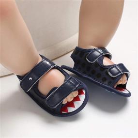 img 3 attached to ENERCAKE Sandals Todddler Walkers Newborn Boys' Shoes : Sandals